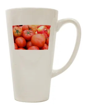 16 Ounce Conical Latte Coffee Mug for Enjoying Local Produce - TooLoud