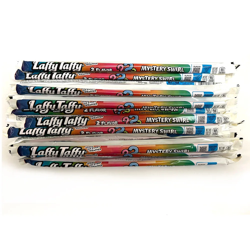 6 Pc Laffy Taffy Ropes Mystery Swirl 2 Flavor Chewy Candy Fruit Sweet Treats