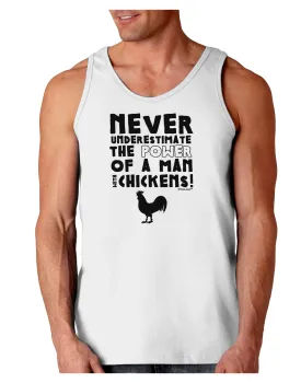 A Man With Chickens Loose Tank Top