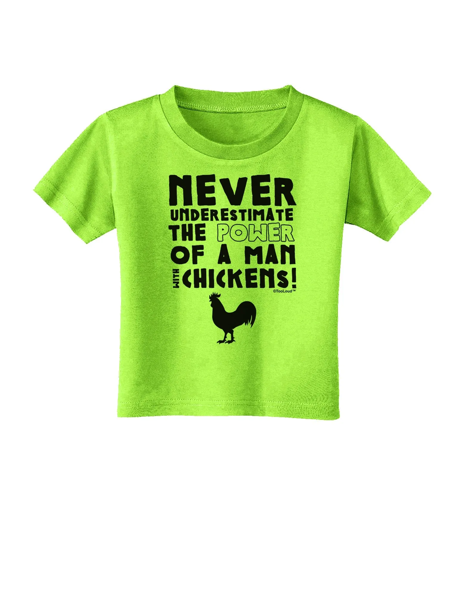 A Man With Chickens Toddler T-Shirt