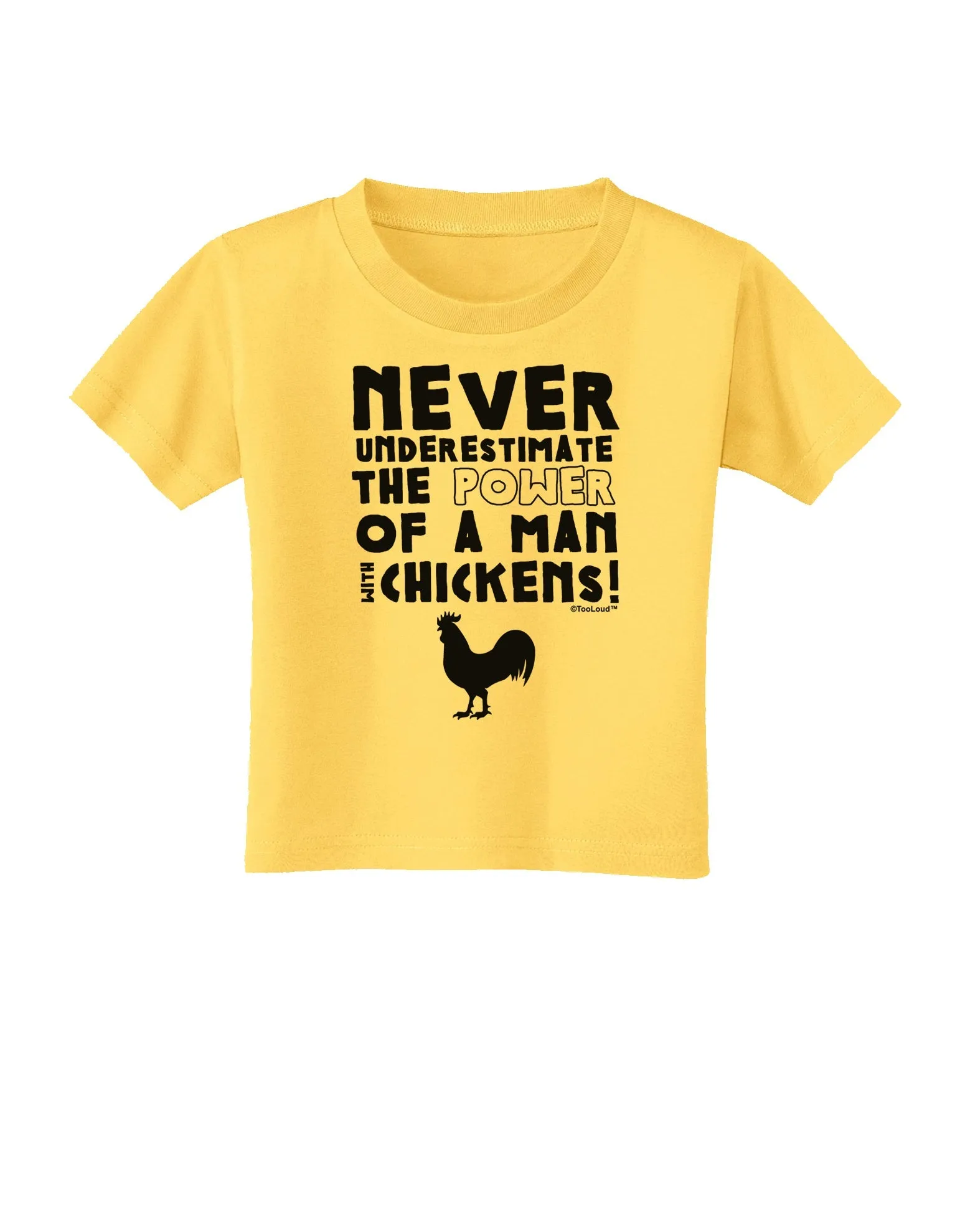 A Man With Chickens Toddler T-Shirt