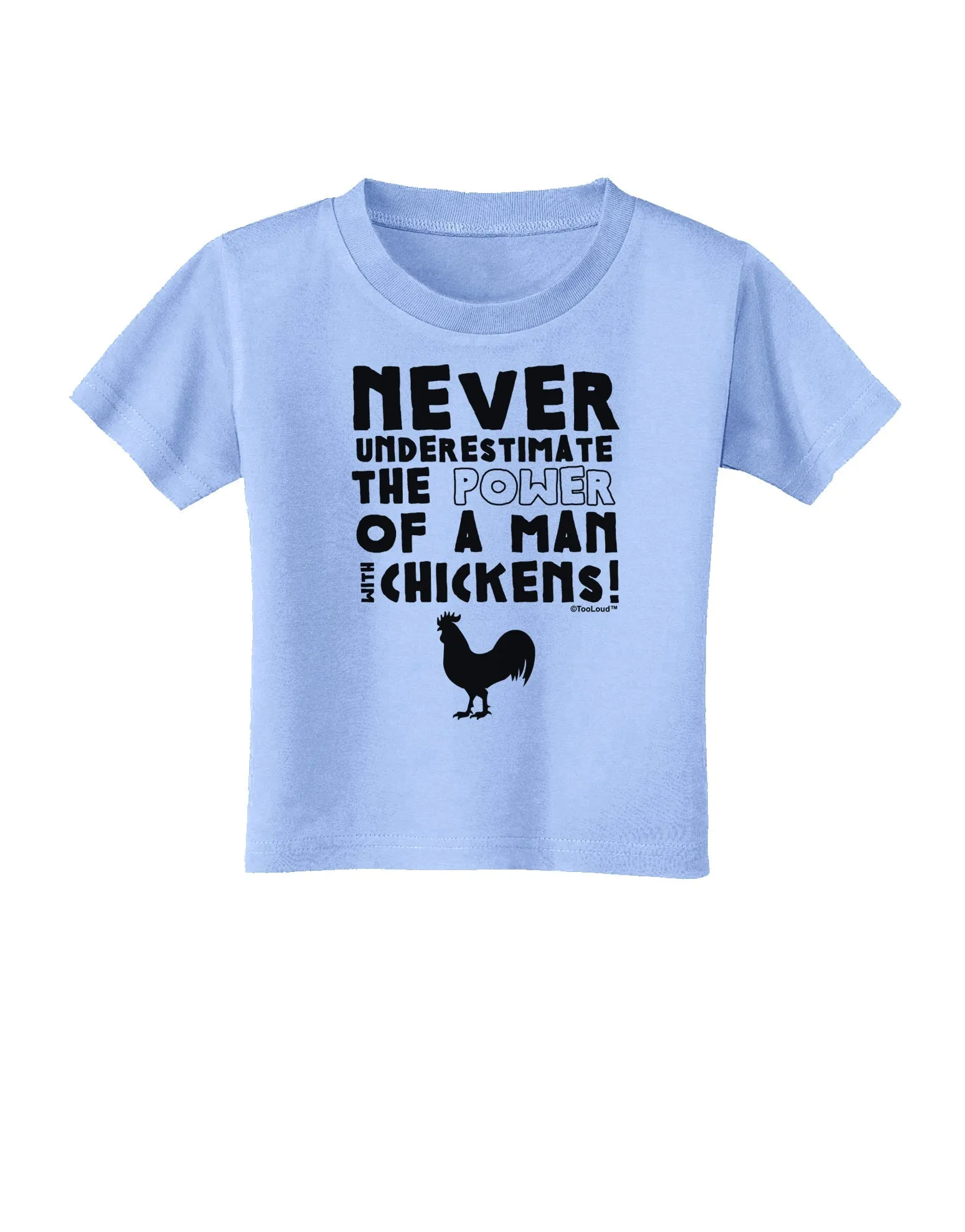 A Man With Chickens Toddler T-Shirt