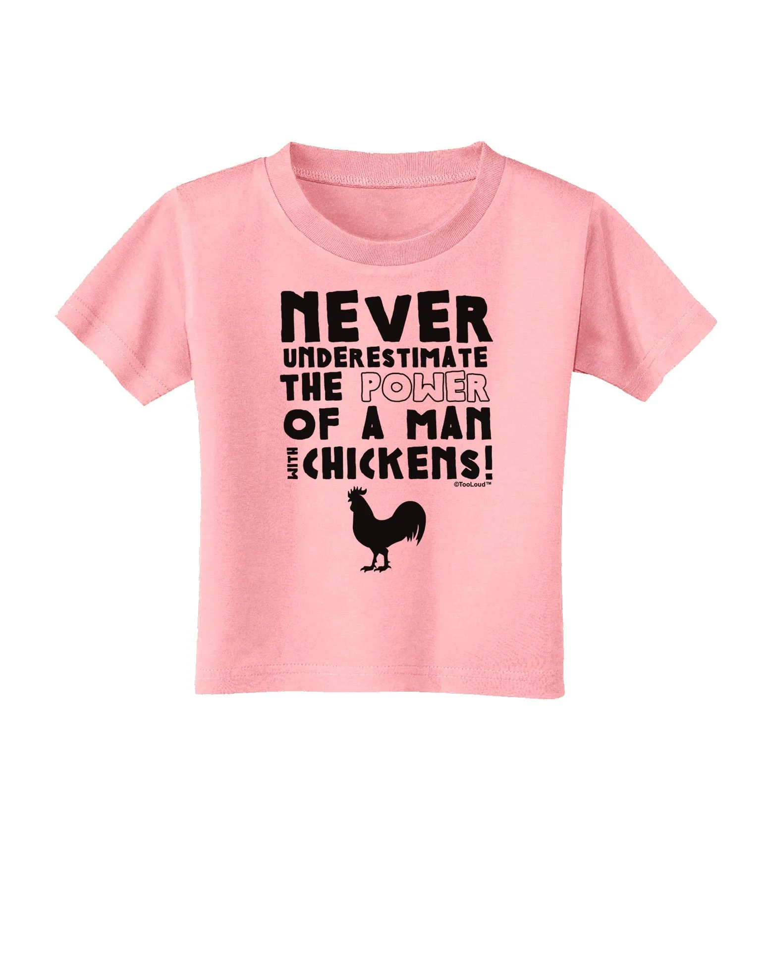 A Man With Chickens Toddler T-Shirt