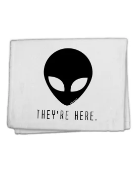 Alien They Are Here 11&#x22;x18&#x22; Dish Fingertip Towel