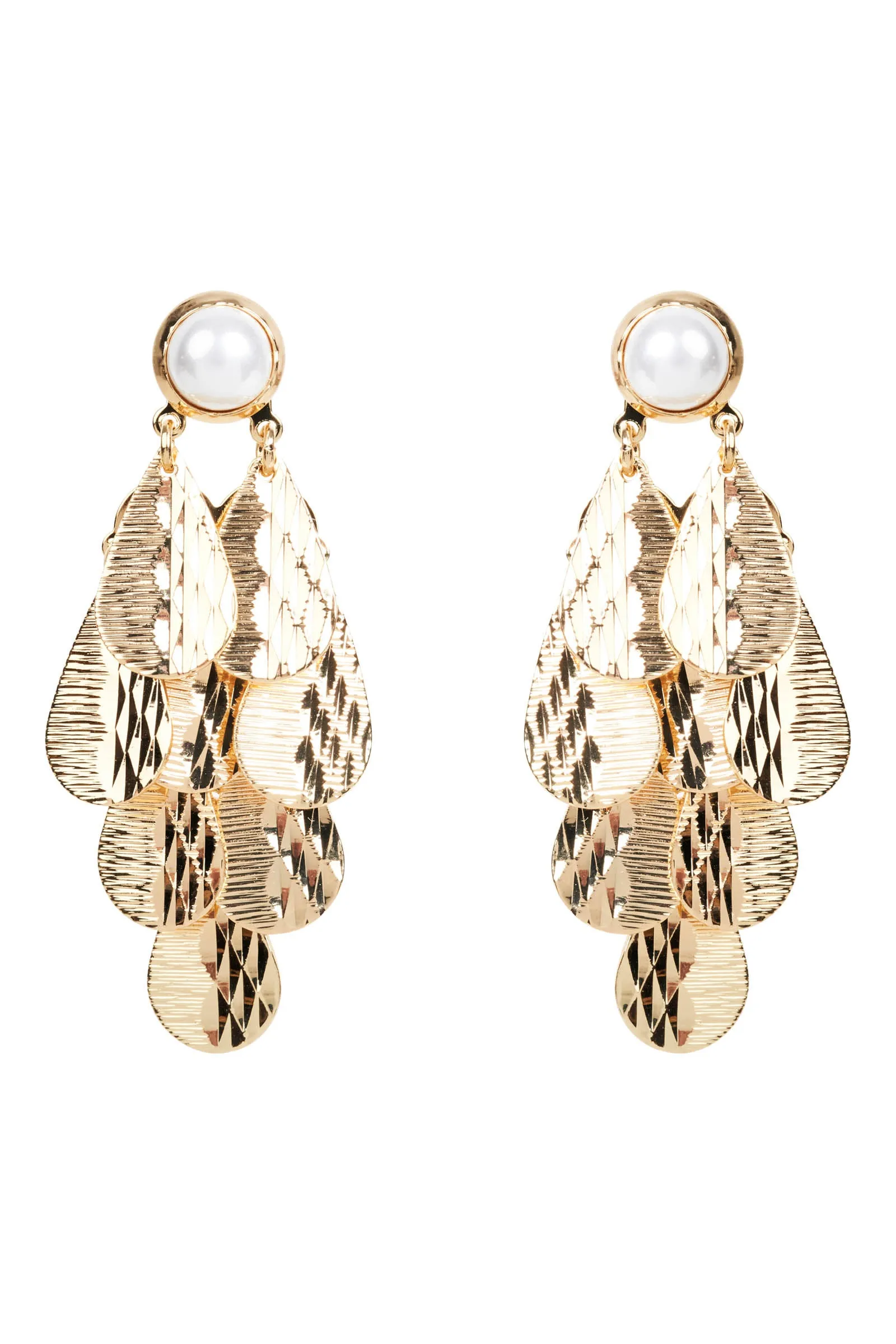 Aman Drop Earring - Gold