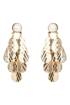 Aman Drop Earring - Gold