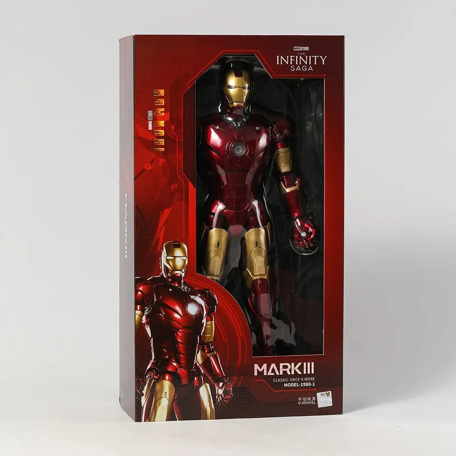 Avengers IronMan MK3 MARK III with LED Light Action Figure