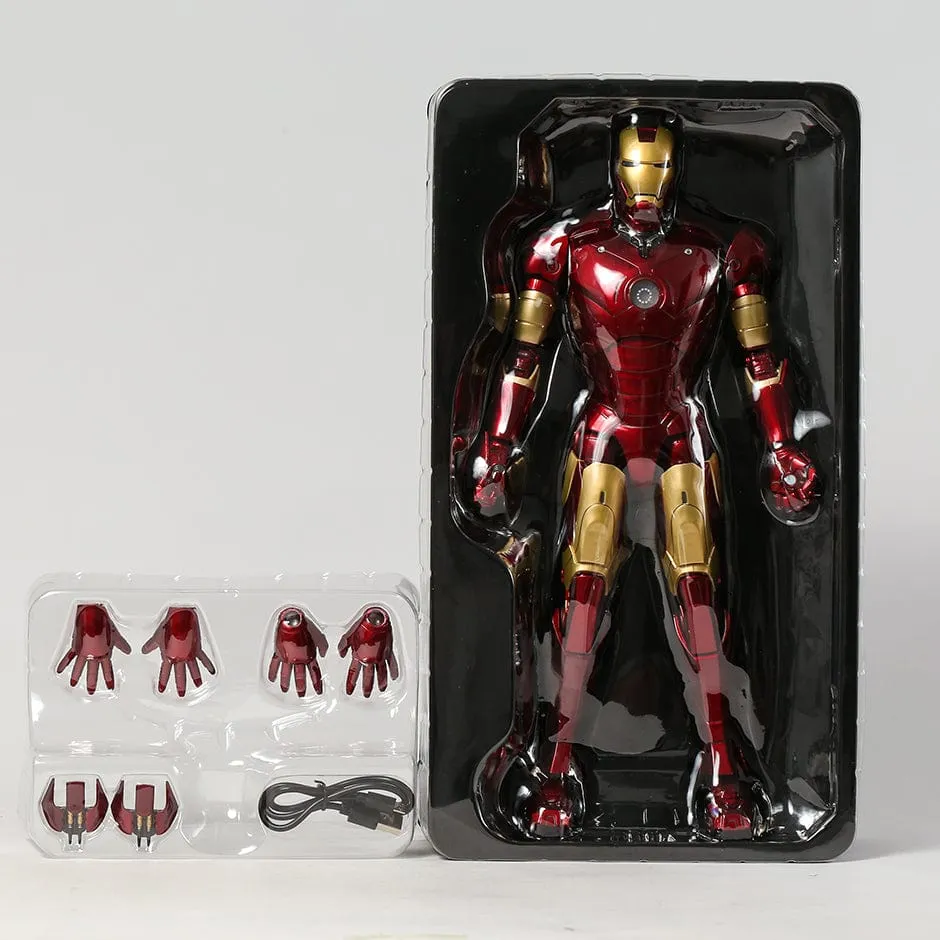 Avengers IronMan MK3 MARK III with LED Light Action Figure