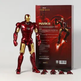 Avengers IronMan MK3 MARK III with LED Light Action Figure