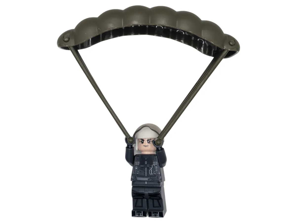 Black Ops Operator With Parachute - Mil-Blox