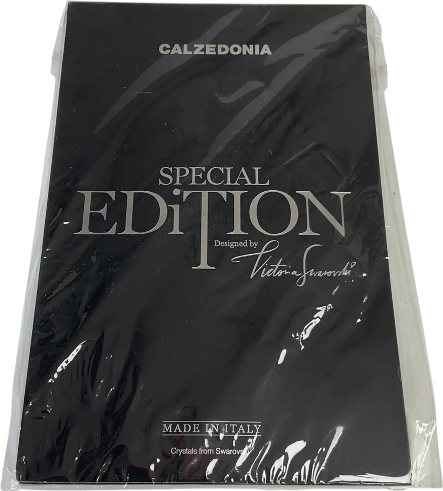 calzedonia Black Special Edition Tights UK S/M