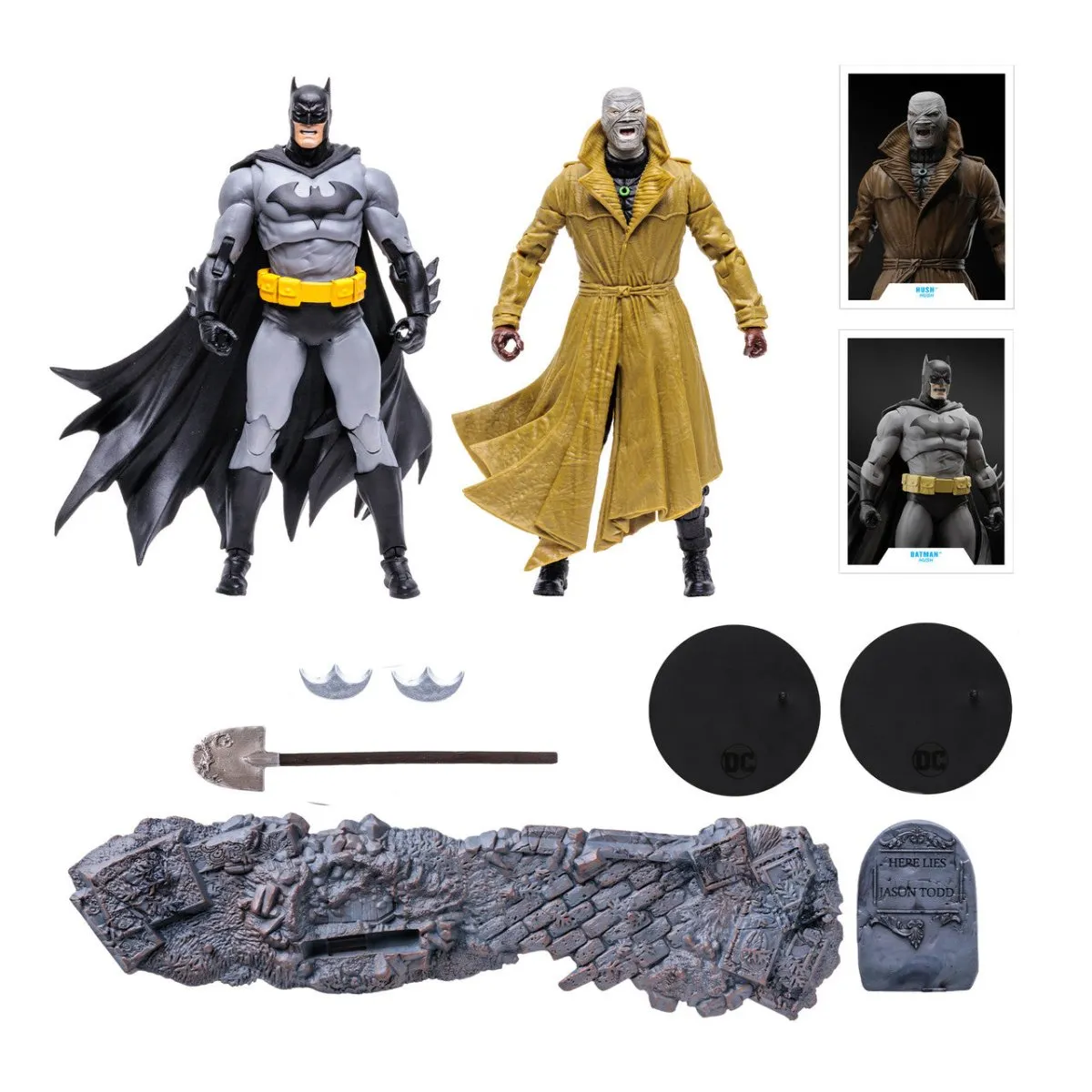 DC 7in Collector Batman Vs. Hush Action Figure 2-Pack