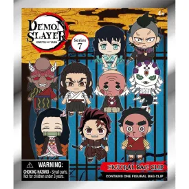 Demon Slayer: 3D Anime Bag Clip Series 7