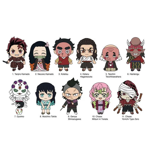 Demon Slayer: 3D Anime Bag Clip Series 7