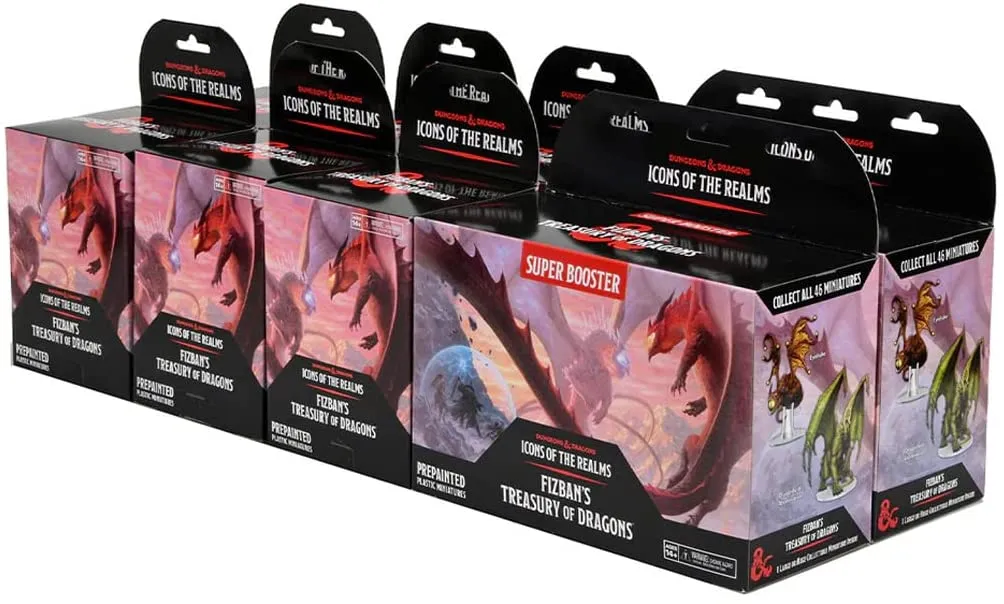 Dungeons & Dragons: Icons of the Realms Set 22 Fizban`s Treasury of Dragons Standard Booster Box