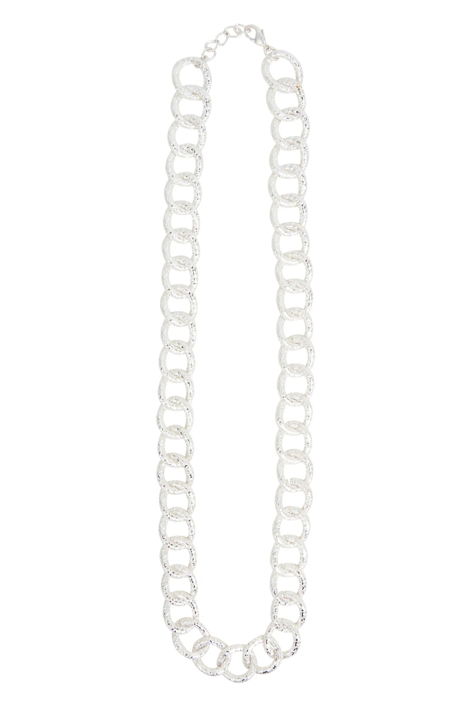 Estel Chain Necklace - Silver