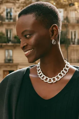 Estel Choker Necklace - Silver