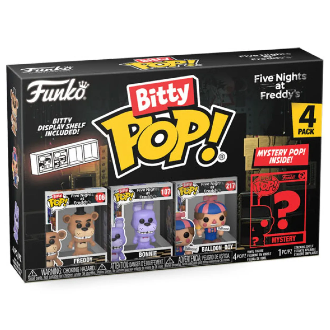 Five Nights at Freddy's - Freddy Bitty Pop! 4-Pack