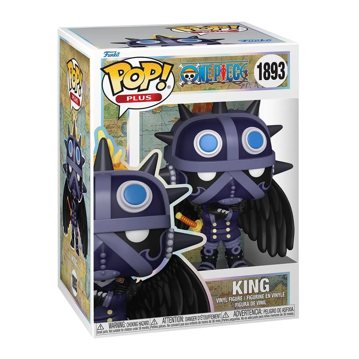 Funko Pop Plus! Anime: One Piece  King Vinyl Figure