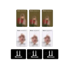 G-DRAGON Ubermensch Card Cover Sticker Set