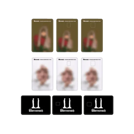 G-DRAGON Ubermensch Card Cover Sticker Set