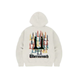 G-DRAGON Ubermensch Hoodie Zip-Up Oatmeal