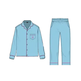 G-DRAGON Ubermensch Pajama Set Sky Blue