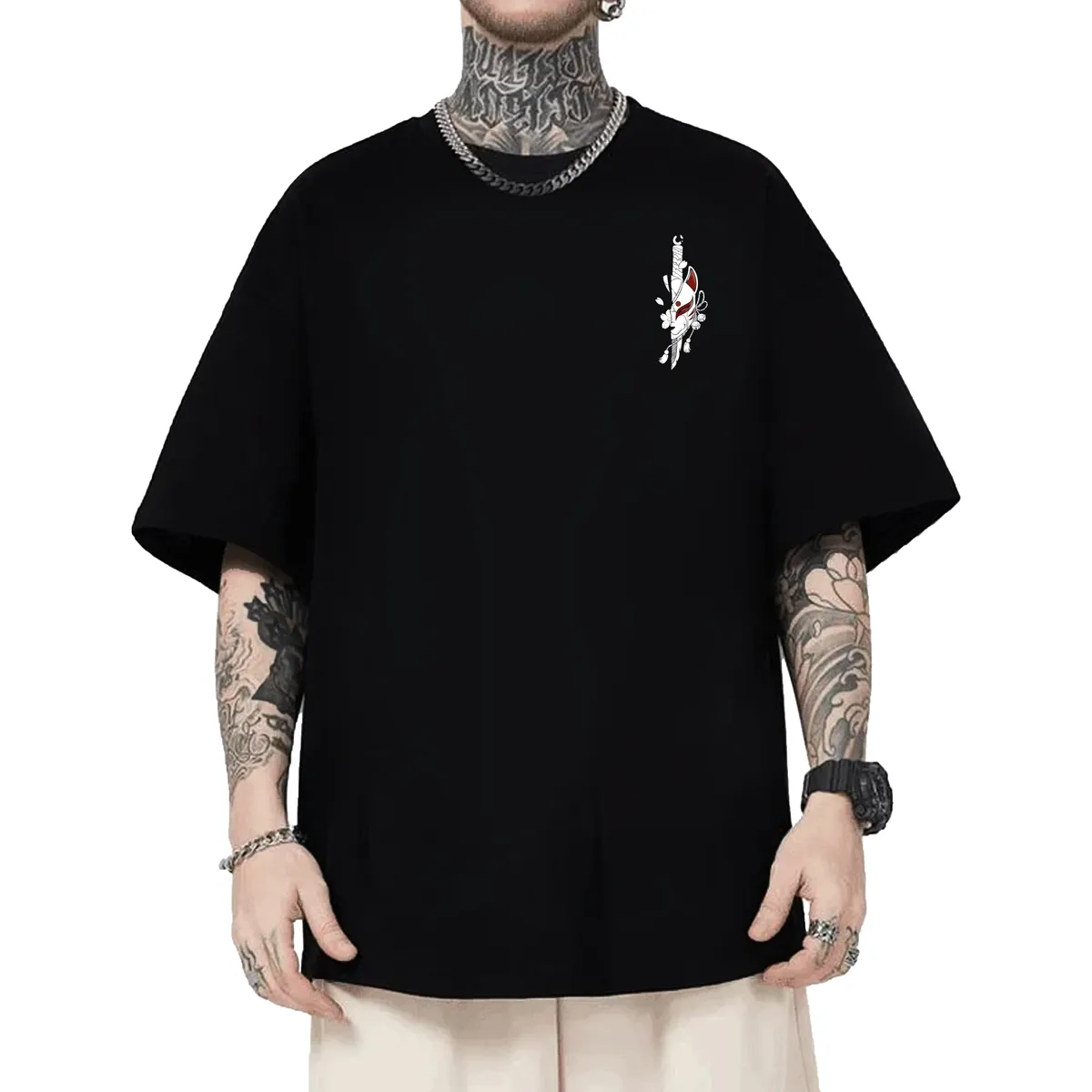 Half Dragon Premium Oversized Tshirt