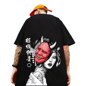 Half Dragon Premium Oversized Tshirt
