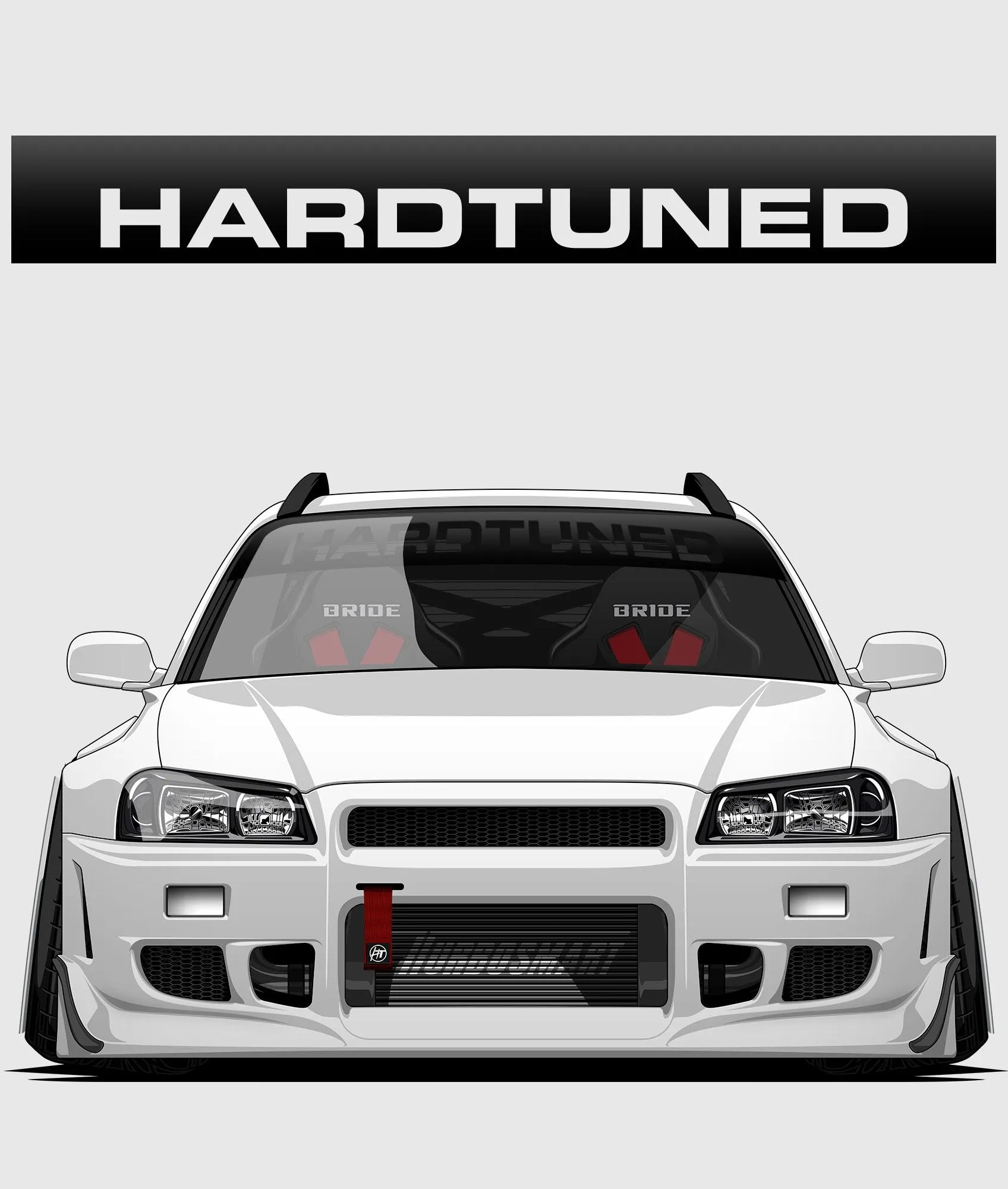 Hardtuned Cutout Window Banner