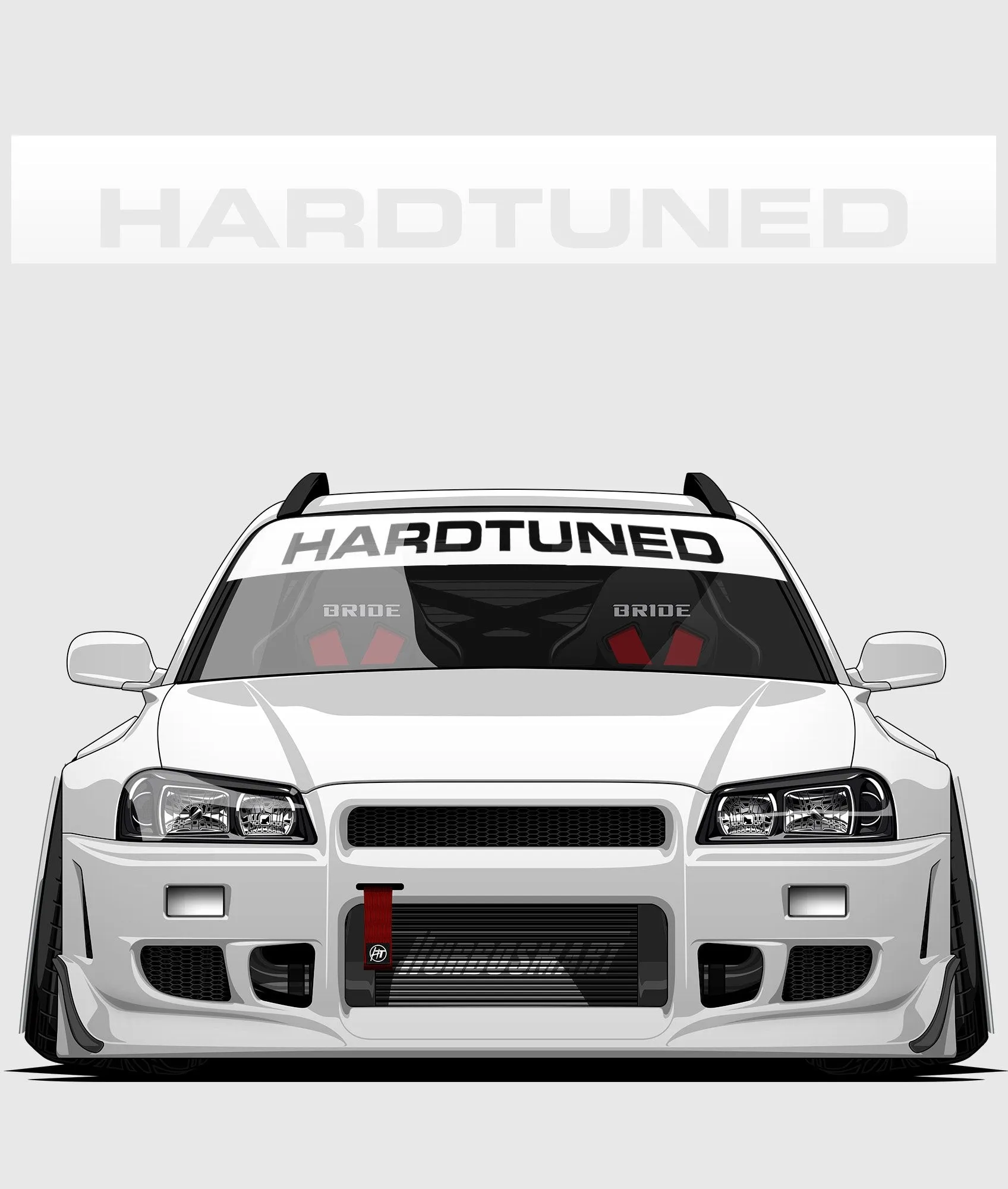 Hardtuned Cutout Window Banner