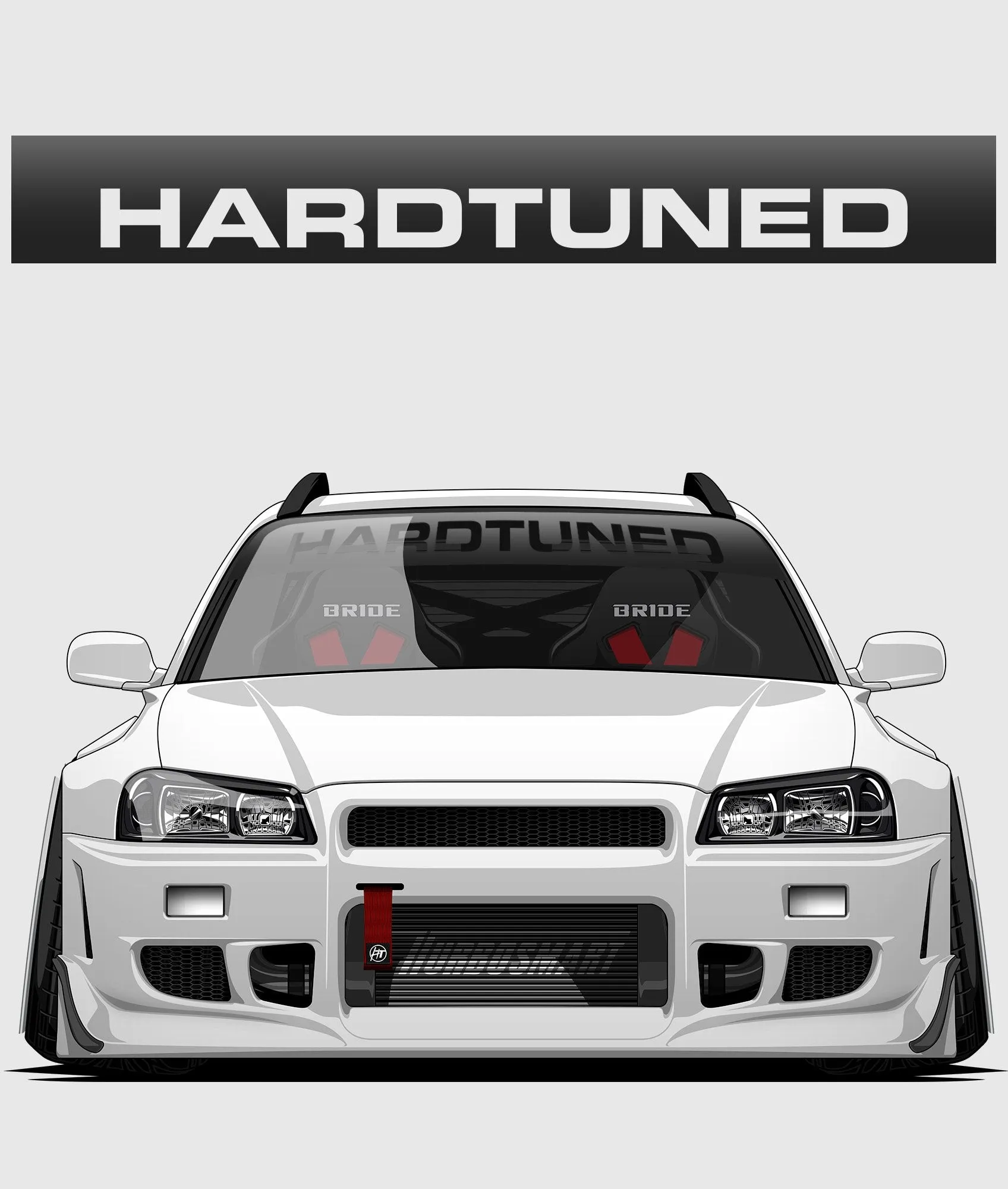 Hardtuned Cutout Window Banner