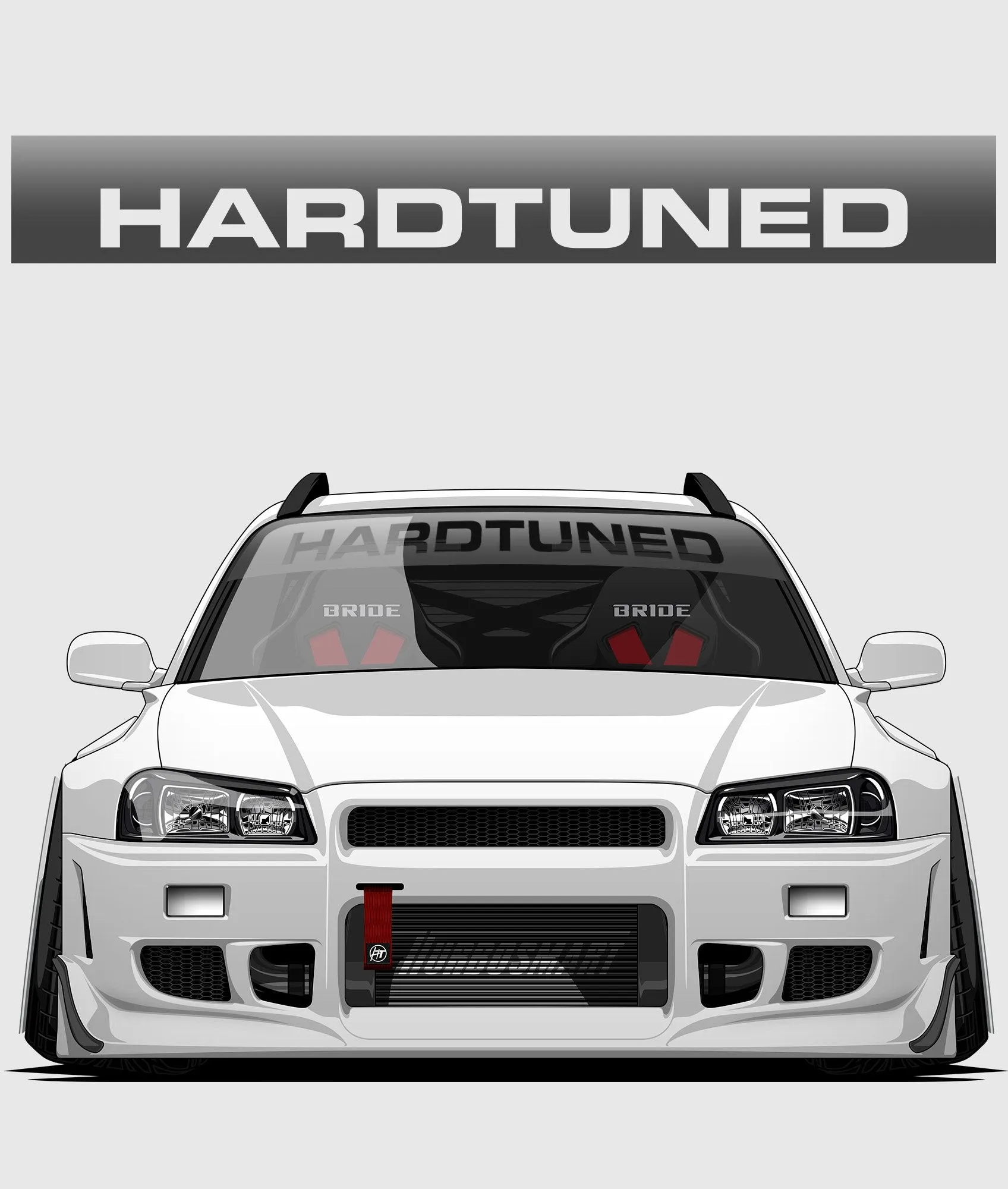 Hardtuned Cutout Window Banner