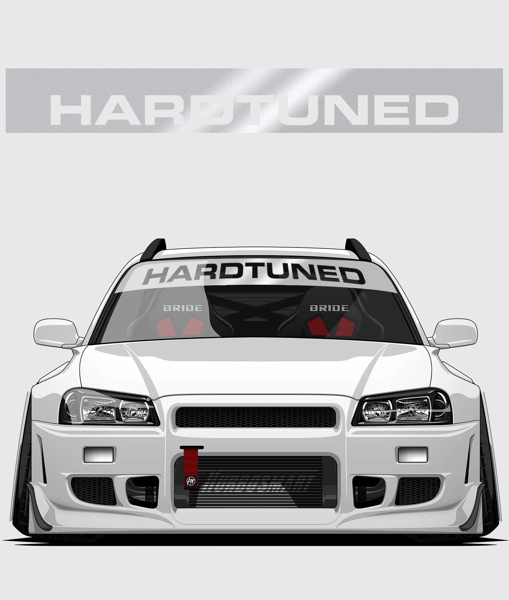 Hardtuned Cutout Window Banner