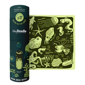 Hey Doodle Glow-in-the-deep Mini Colouring & Doodle Mat
