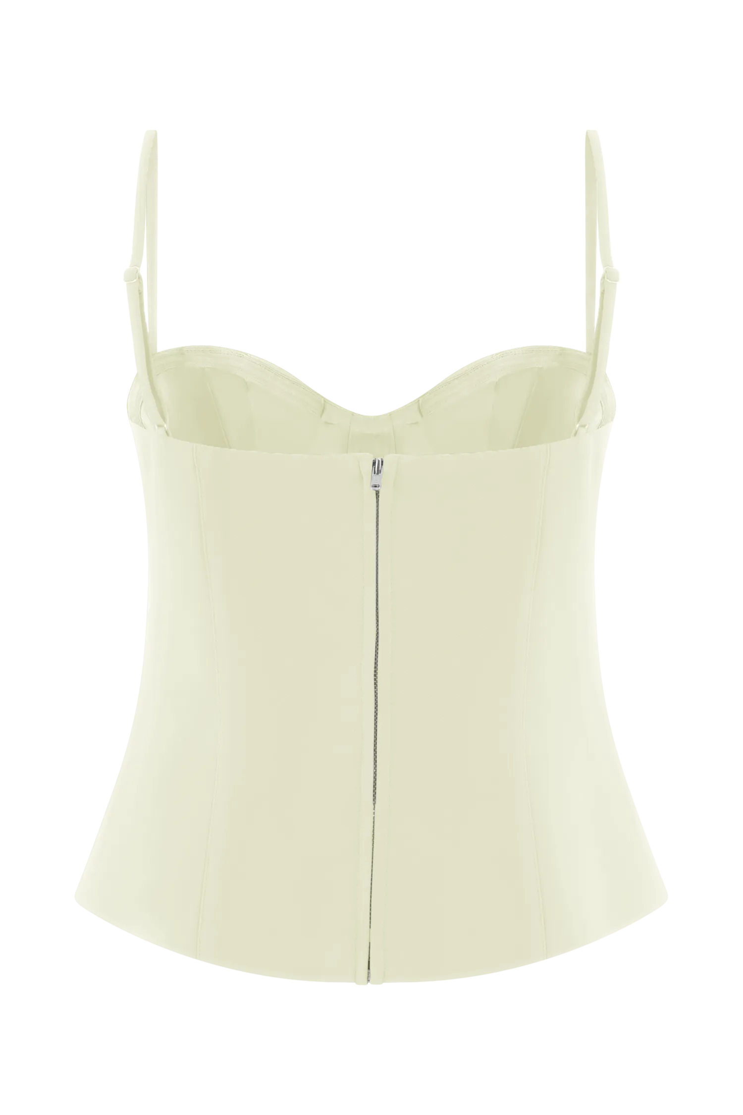 Jaime Spaghetti Strap Suiting Top - Ivory