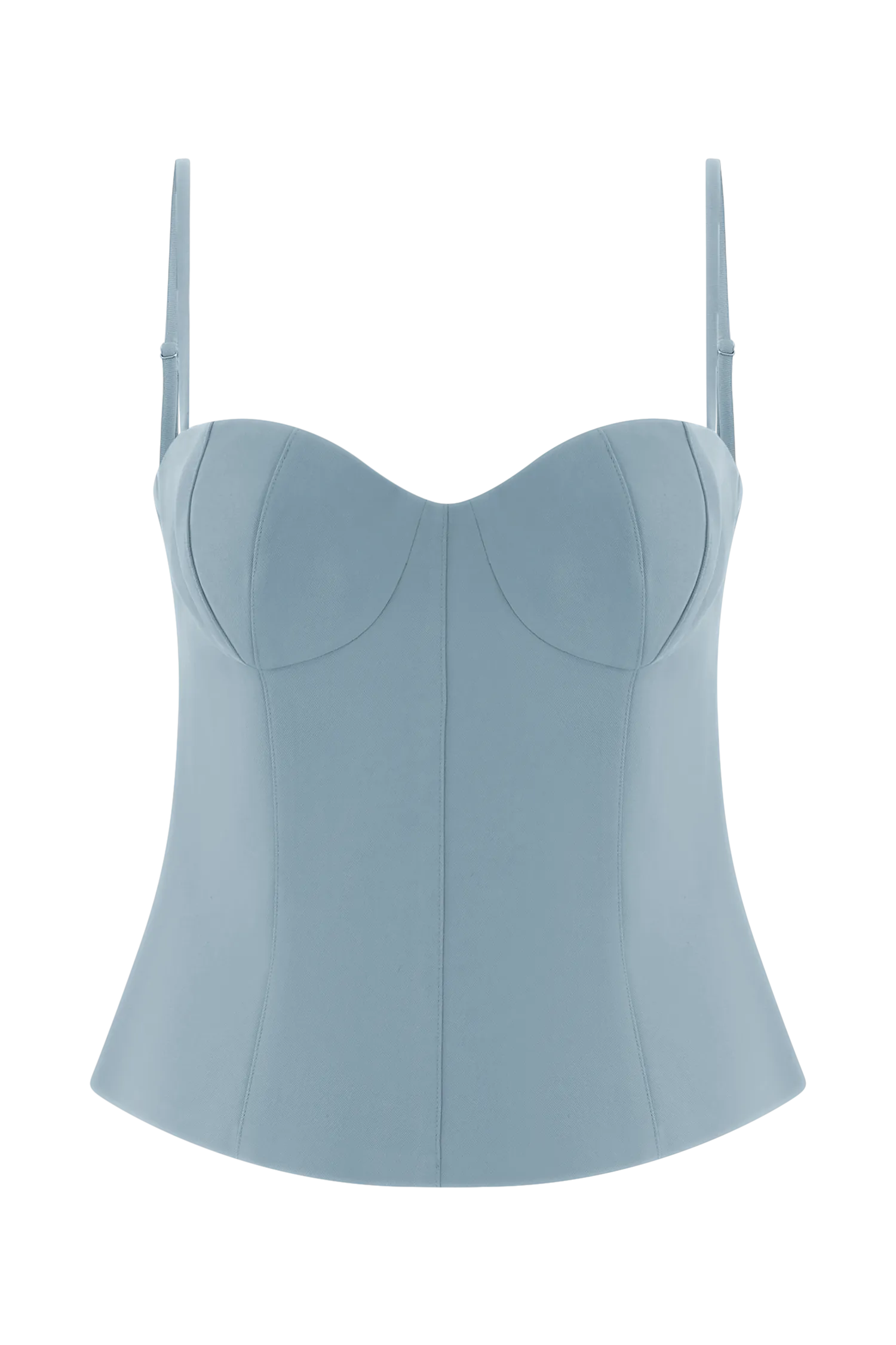 Jaime Spaghetti Strap Suiting Top - Ocean Blue