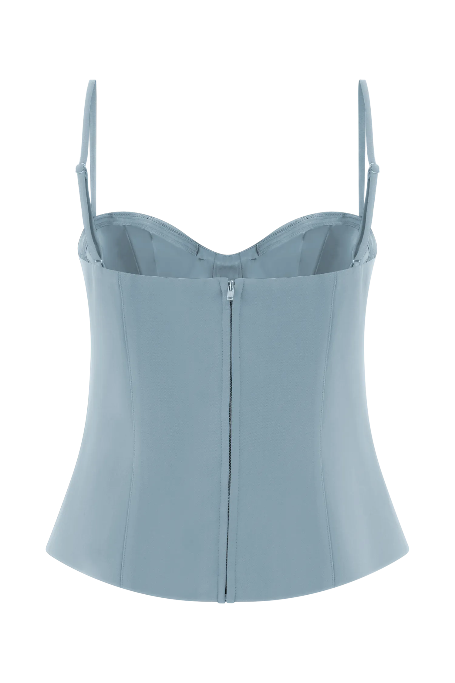 Jaime Spaghetti Strap Suiting Top - Ocean Blue