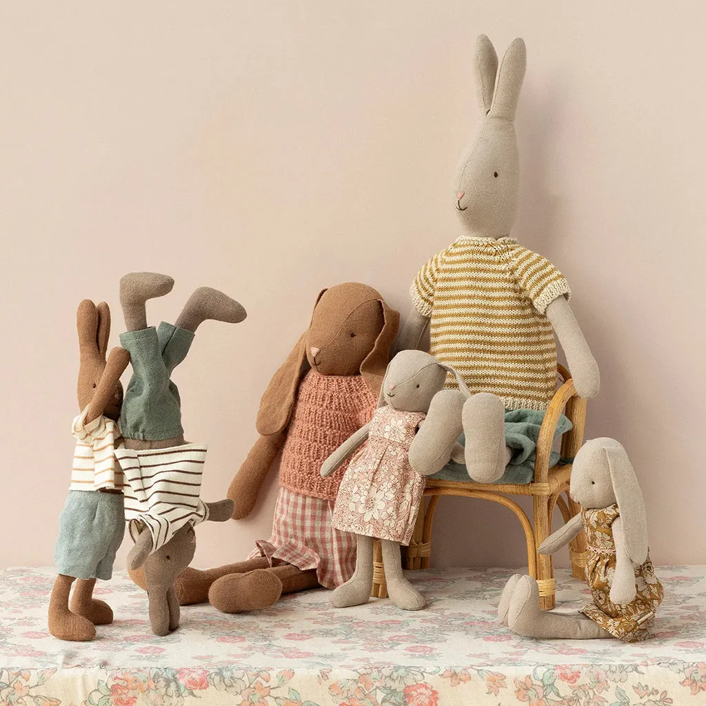 Maileg Toys Bunny Size 1 Soft Toy Classic Flower Dress