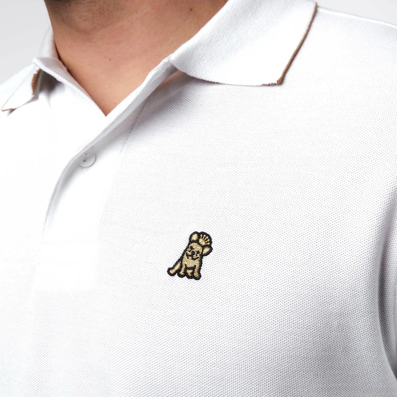 Men's White Special Edition Polo Shirt