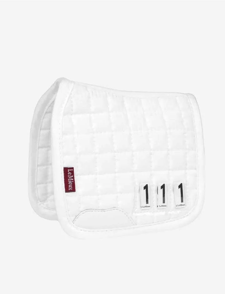 Mini LeMieux Toy Pony Dressage Pad with Numbers