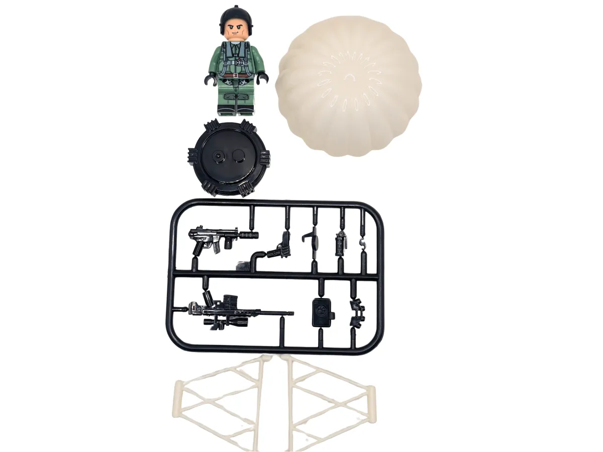 Navy Pilot With Parachute - Mil-Blox