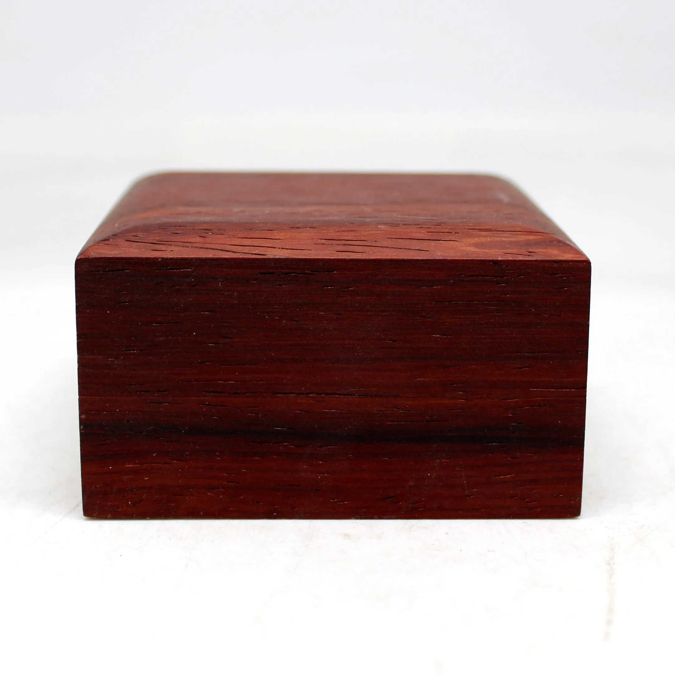 One-of-a-Kind WOODCARVED Jewelry BOX 3x3x1.75 Handcarved Unique Home Decoration Beautiful Gift Rare Find Collectible, Unique Hand Carved Gift