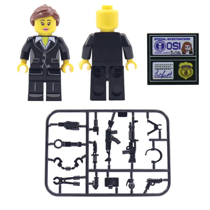 OSI Agent Attire Figure - Male and Female Set - Mil-Blox