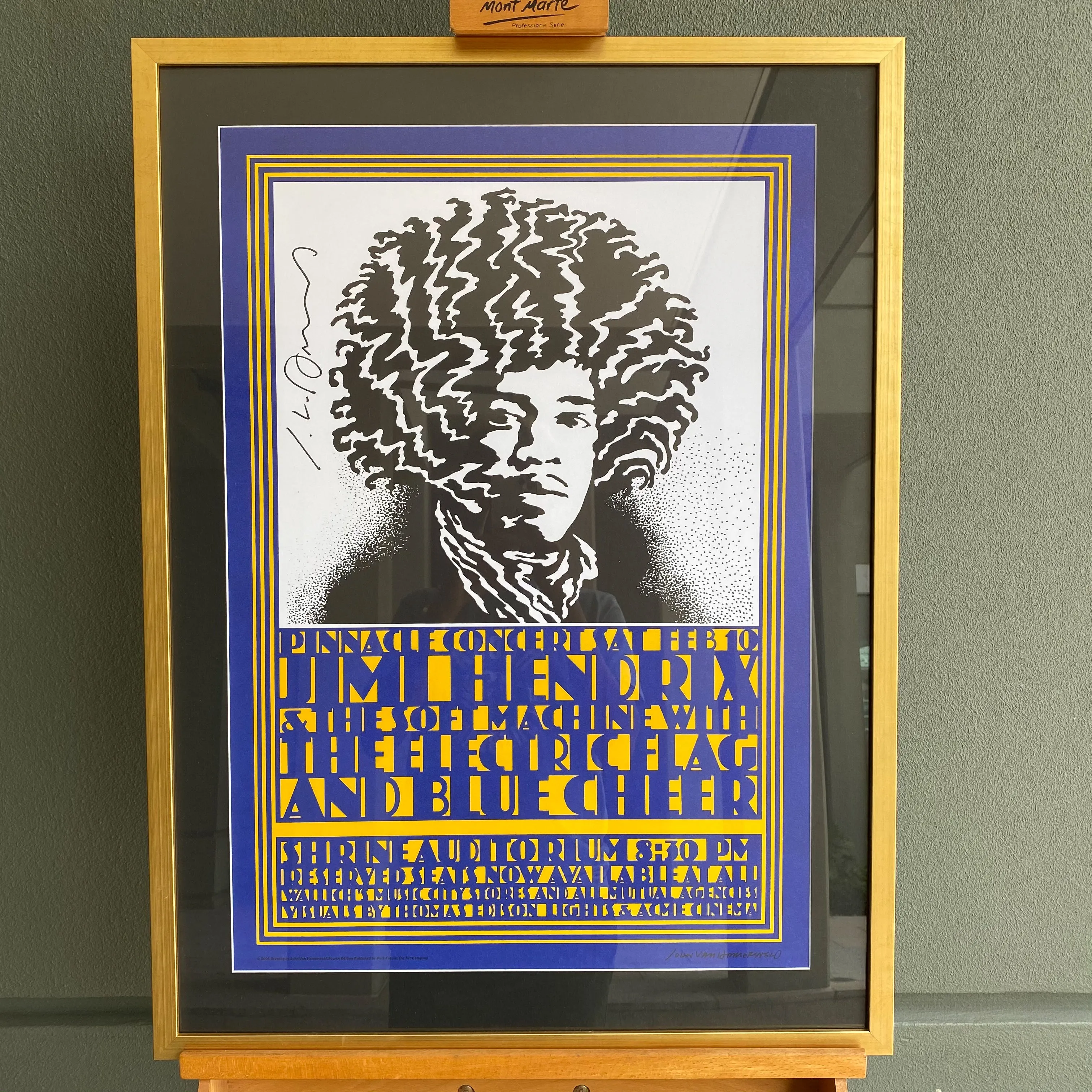 Pinnacle Hendrix Art Lithograph