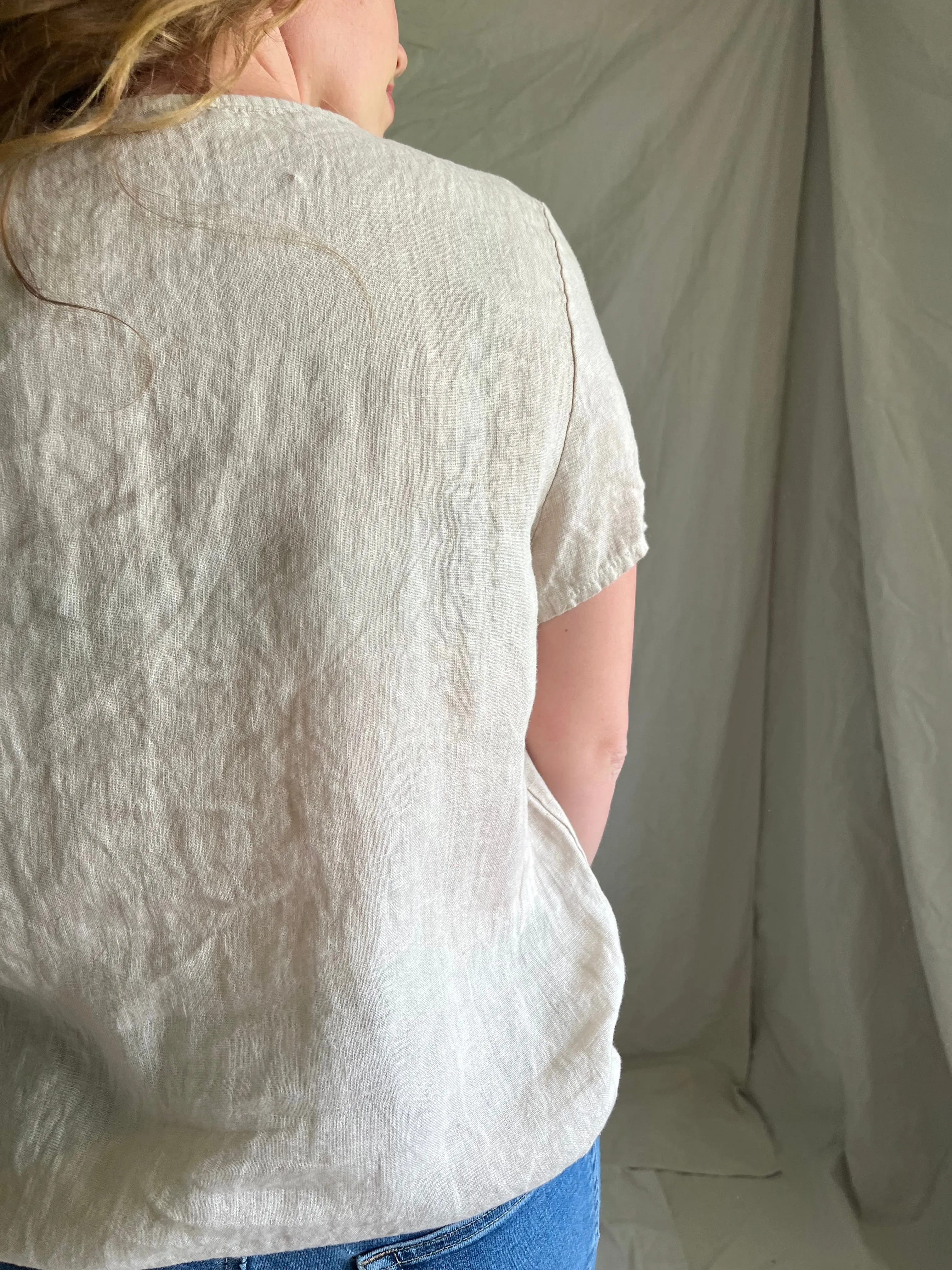 Poppy Linen top