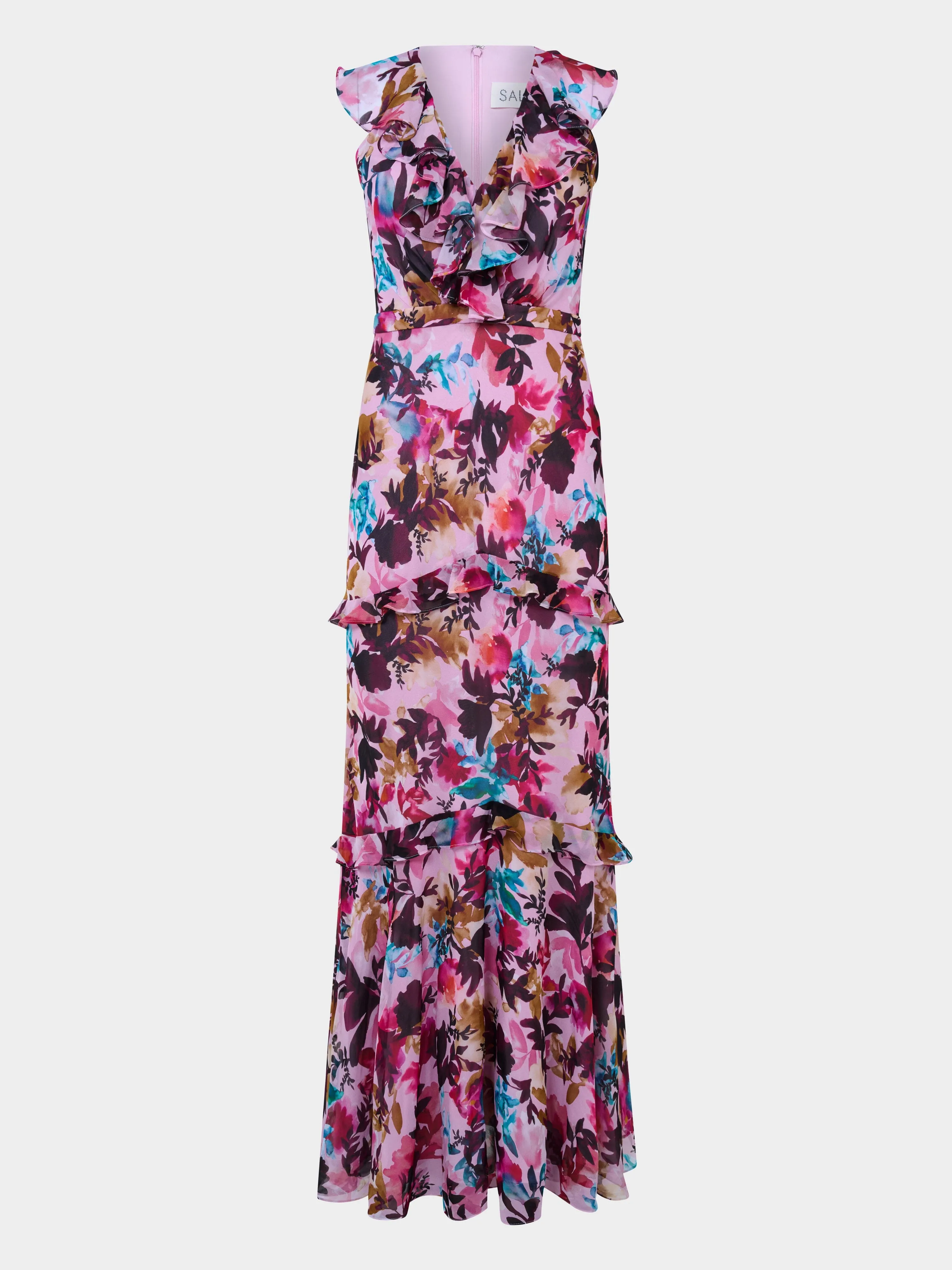 Rita Dress in Watercolour Flourish