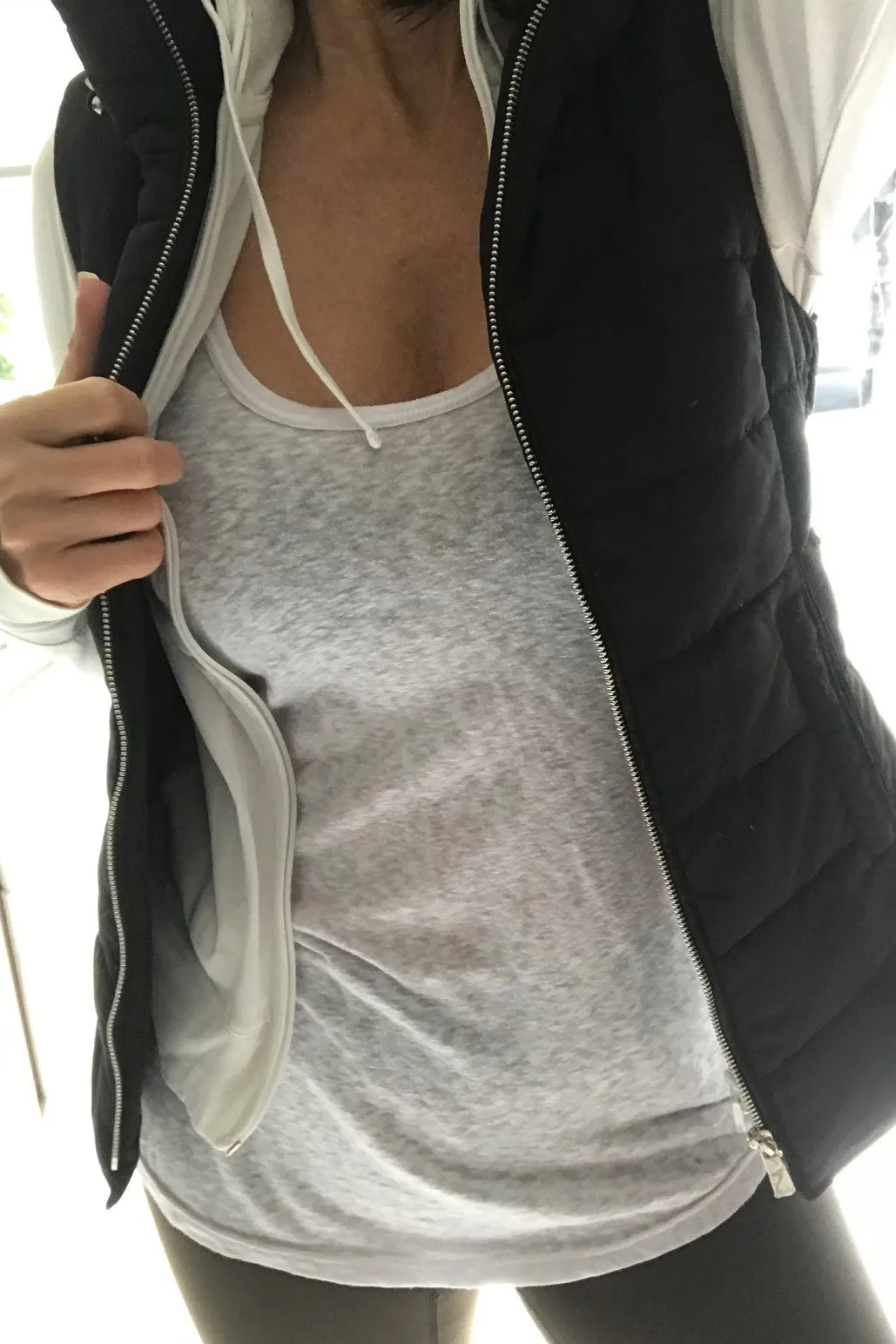 Scoop Neck Action Back Singlet Top