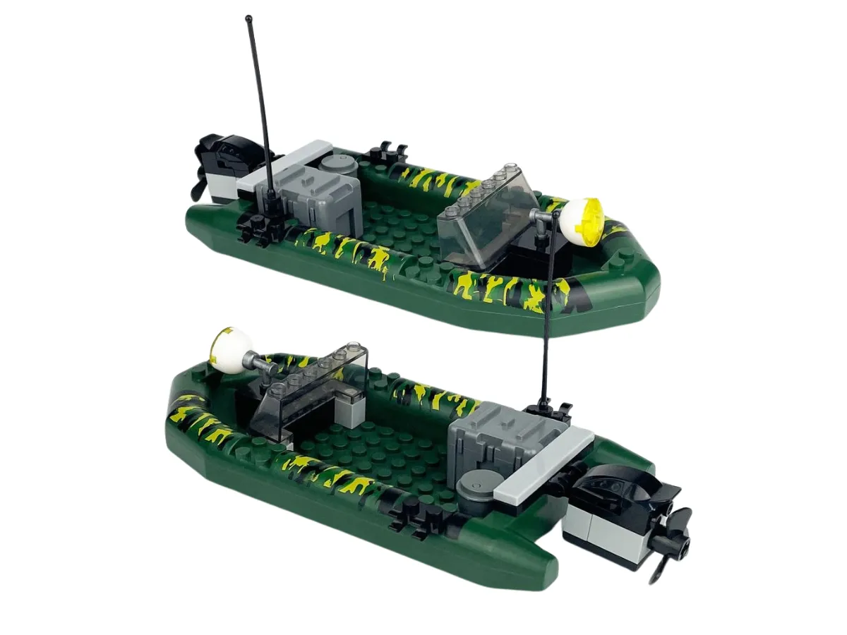 Seal Team With RHIB Landing Boat - Mil-Blox