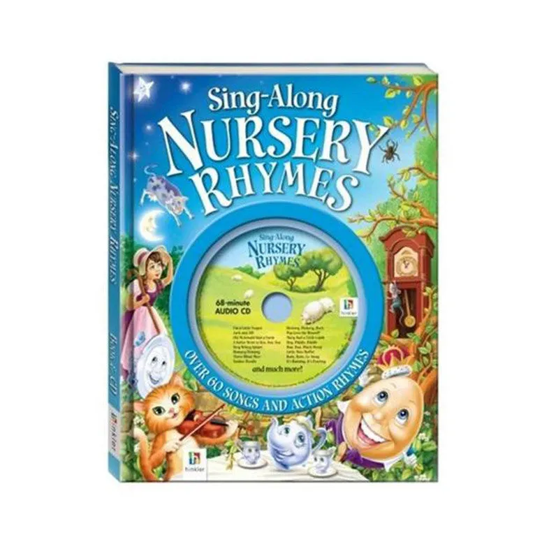 Sing-Along Nursery Rhymes with CD<br> <span style="font-size: 11px; font-family:Helvetica,Arial,sans-serif;">Over 60 songs and action rhymes</span>